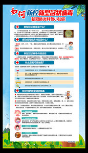 公众预防新型肺炎挂图