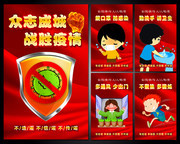 抗击疫情招贴海报设计