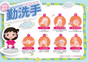 预防疾病7步洗手法图片