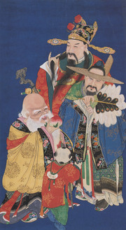 三星图宗教水陆画挂图图片