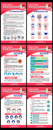 开学预防新型肺炎宣传挂图