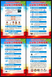 返岗复工防疫注意事项挂图
