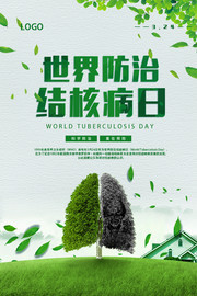世界防治结核病日活动海报素材