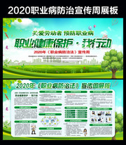 2020职业病防治宣传周宣传图设计