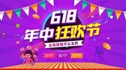 618年中狂欢节促销展板
