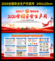 2020安全生产月宣传栏