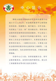 社区介绍展板图片