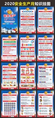 安全生产知识挂图素材