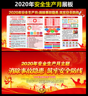 2020年安全生产月设计图