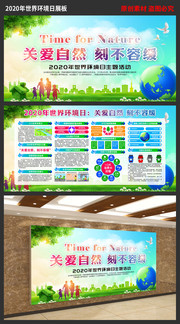 2020年世界环境日宣传栏