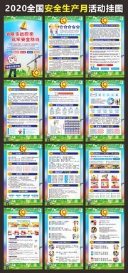 2020安全生产周宣传挂图