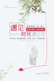 夏季促销遇见你海报