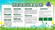 社区综合治理宣传栏