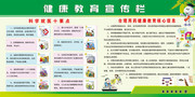 健康教育宣传栏设计图片素材