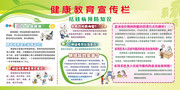 绿色健康教育知识宣传栏