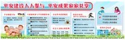 平安社区文明社区展板下载