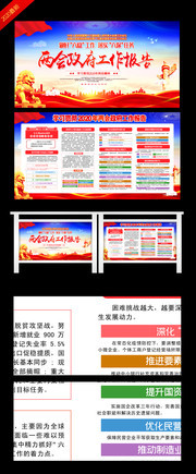 2020年政府工作报告宣传栏