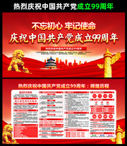 2020年建党节展板下载