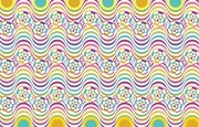 波浪曲线背景矢量素材