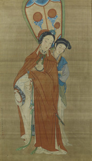 清焦秉贞仕女图人物工笔古画图片