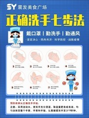 七步洗手法宣传海报图片