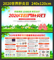 2020世界肝炎日宣传栏