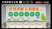 文明用餐文化墙
