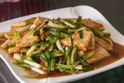 韭菜烧豆腐图片