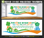 三零单位创建文化墙