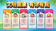 文明健康有你有我社区文明垃圾分类环保宣传图片
