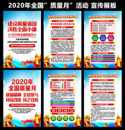 企业质量月宣传挂图