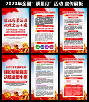 2020年质量月宣教挂图