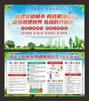创建文明城市构建和谐社会宣传栏下载
