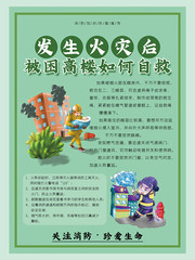 消防安全防火意识海报