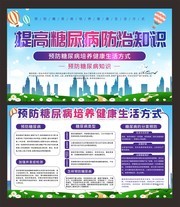 世界糖尿病日糖尿病防范知识宣传栏图片