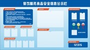 餐饮店服务食品安全公示牌图片