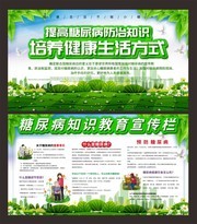 提高糖尿病防治知识宣传栏模板