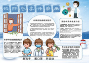 预防冬季传染病手抄报