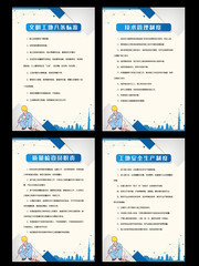 建筑工地制度宣传挂图模板
