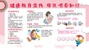 健康母乳喂养健康宣传栏图片