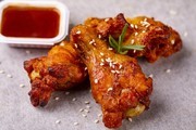 奥尔良鸡腿美食菜品图片