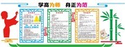 学校教研组文化墙模板下载