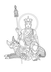 地藏王菩萨佛像图片素材