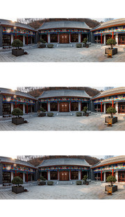 宽幅明清建筑图