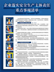 企业安全生产主体责任重点事项清单图片下载