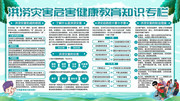 防洪防涝预防自然灾害宣传展板图片