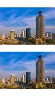 济南经七纬二路街区图片