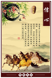 信心传统文化宣传挂图
