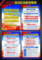 2021年政法队伍教育整顿挂图