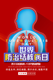 世界防治结核病日健康宣传海报素材